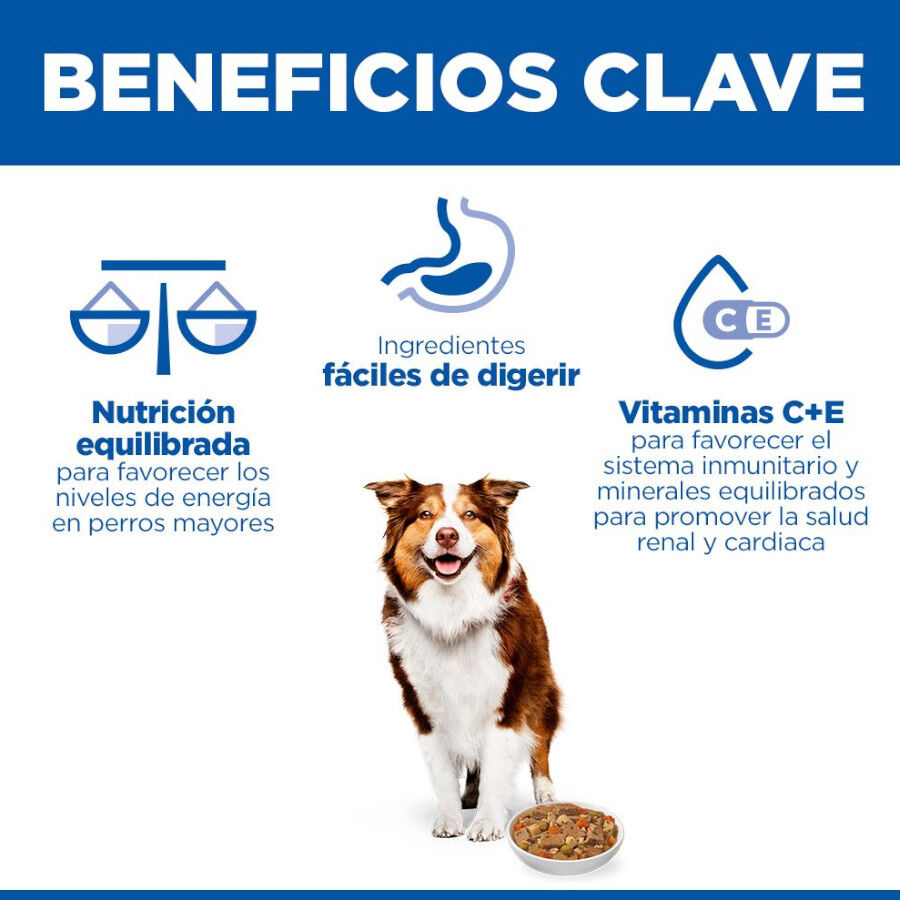 363 g Hill's Science Plan Mature Estofado con pollo y verduras lata para perros, , large indicador imagen numero 4