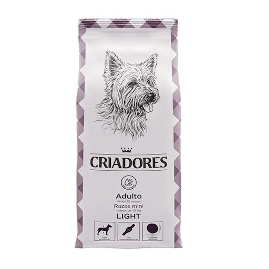 Criadores Light Razas Mini pienso perros adultos Imagen numero 1