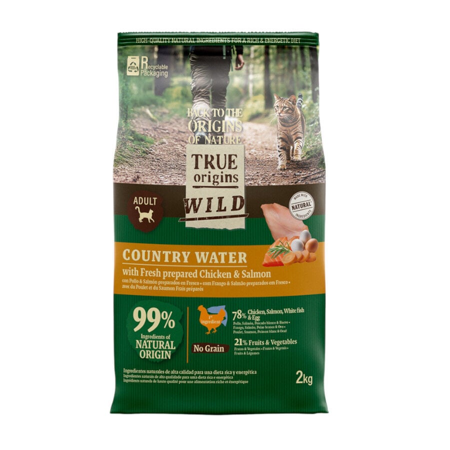6 kg True Origins Wild Adult Country Water Pollo y Salm&oacute;n pienso para gatos, , large Imagen numero 1