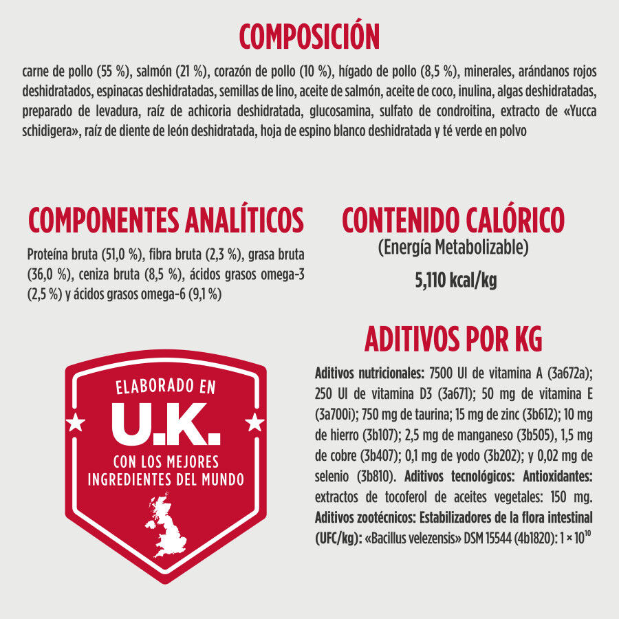 150 g Nulo Freeze Dried Raw Pienso Pollo y Salm&oacute;n para gatos, , large indicador imagen numero 4