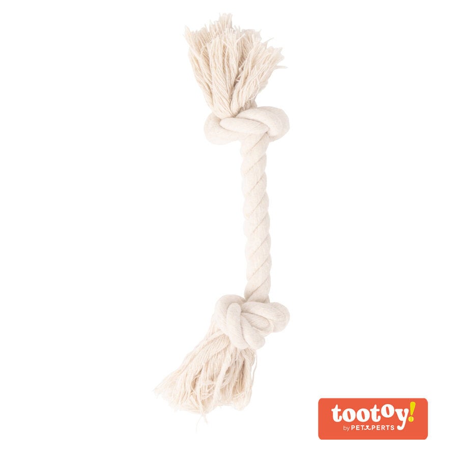 Tootoy! Pull Natural Rope Bone juguete de cuerda para perros, , large indicador imagen numero 4