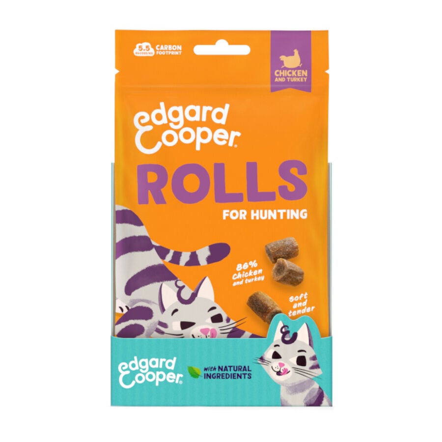 45 g Edgard & Cooper Rollitos Pollo y Pavo para gatos, , large Imagen numero 9
