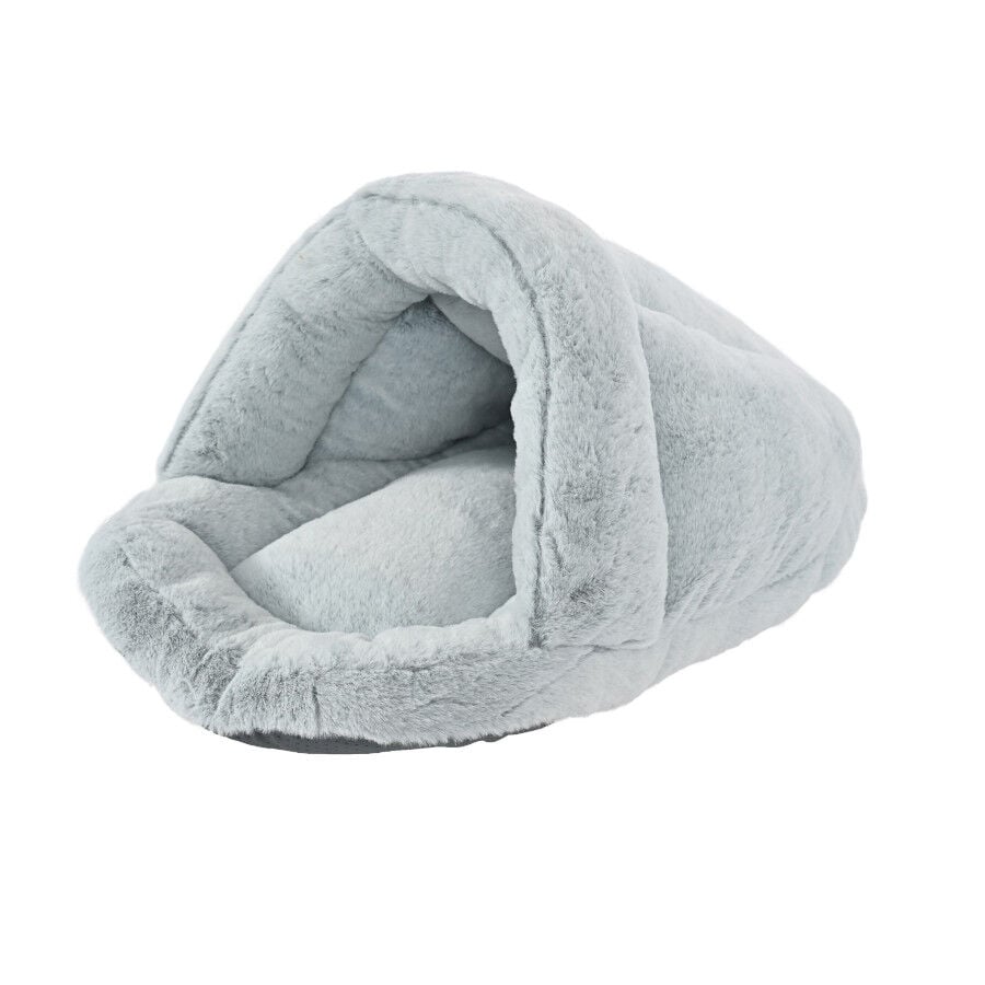 Leeby Cama Zapatilla Gris para gatos, , large indicador imagen numero 1