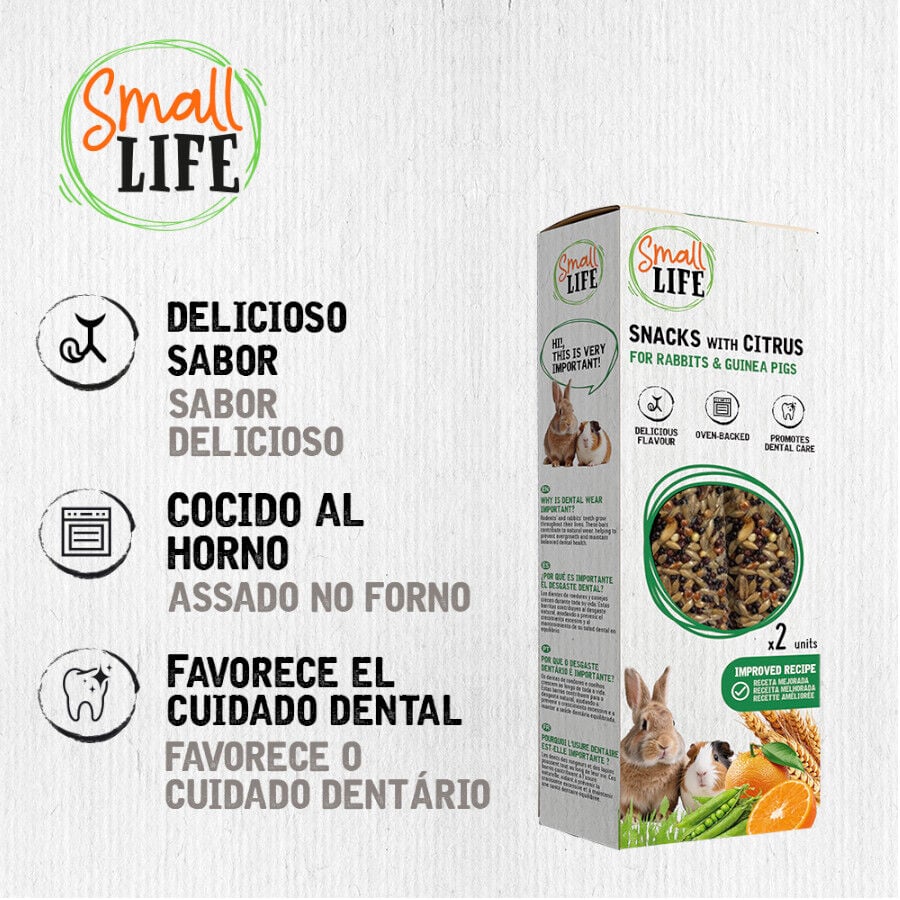 2 barritas Small Life Barritas Snack con C&iacute;tricos para conejos y cobayas, , large indicador imagen numero 3