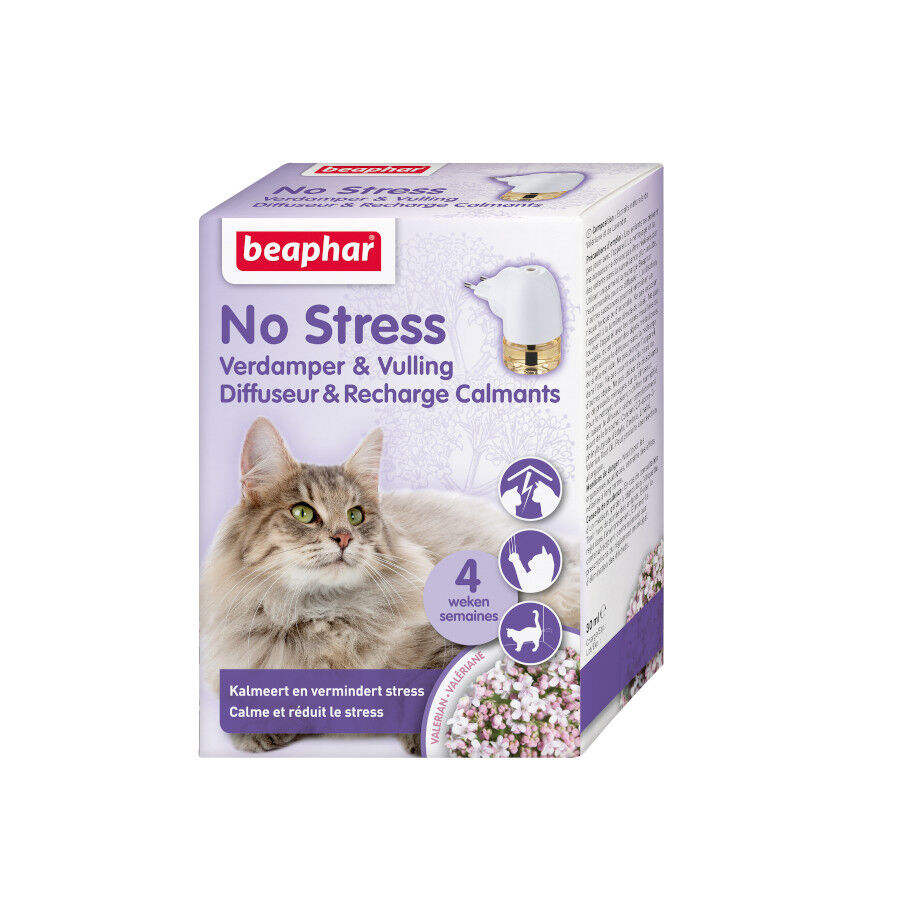 Beaphar No Stress Difusor y Recambio Relajantes para gatos, , large indicador imagen numero 1