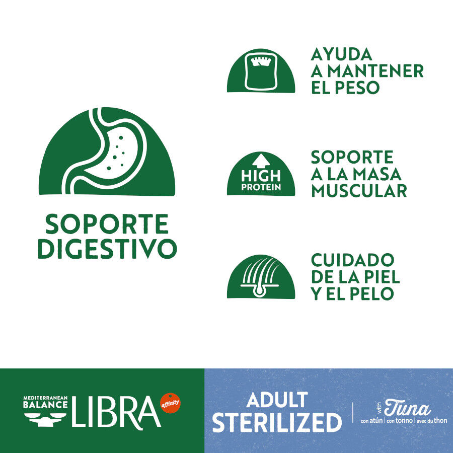 12 kg Libra Adult Sterilized At&uacute;n pienso para gatos, , large indicador imagen numero 3