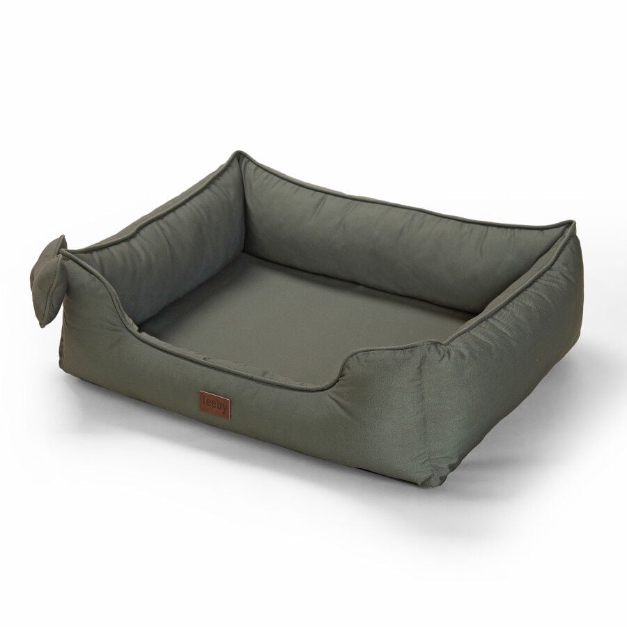 Leeby cama viscoel&aacute;stica caqui para perros, , large indicador imagen numero 3