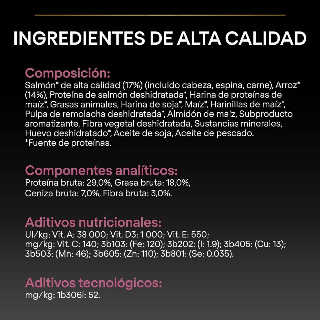 16.5 kg (14 + 2.5 kg &iexcl;gratis!) Pro Plan Adult Medium Sensitive Skin Salm&oacute;n pienso para perros, , large indicador imagen numero 4