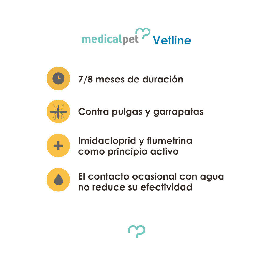 Medicalpet Vetline Collar Antiparasitario para gatos, , large indicador imagen numero 5