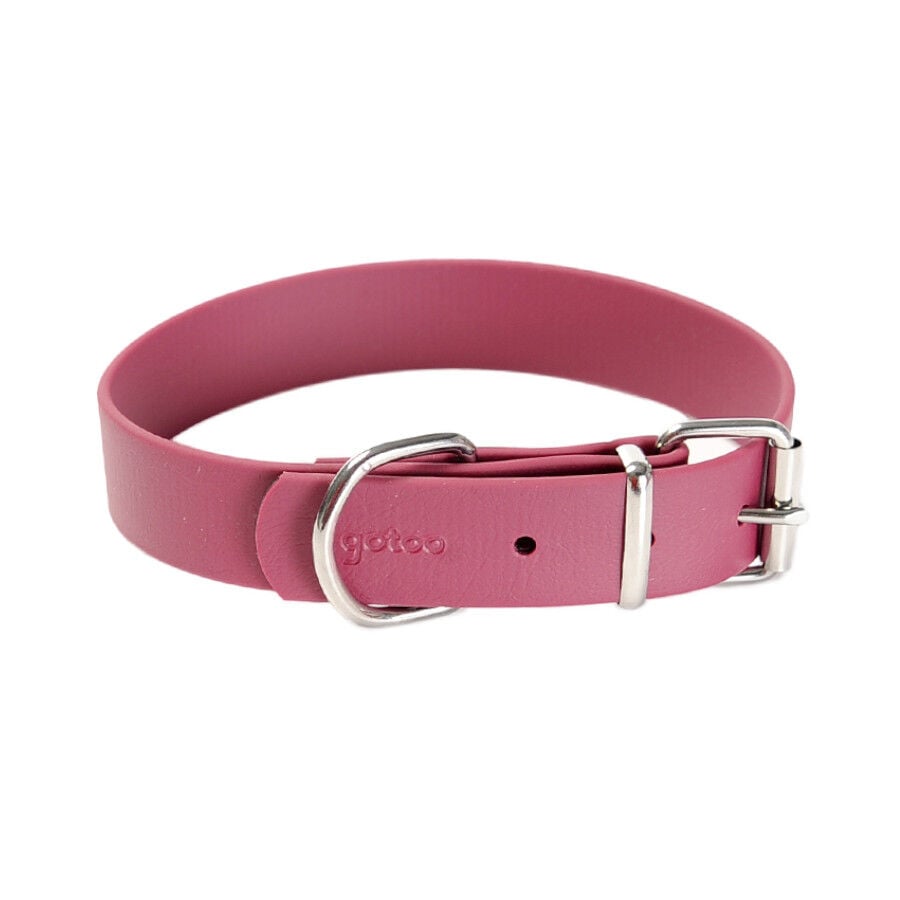 Gotoo Collar Biothane rojo vino para perros, , large Imagen numero 3