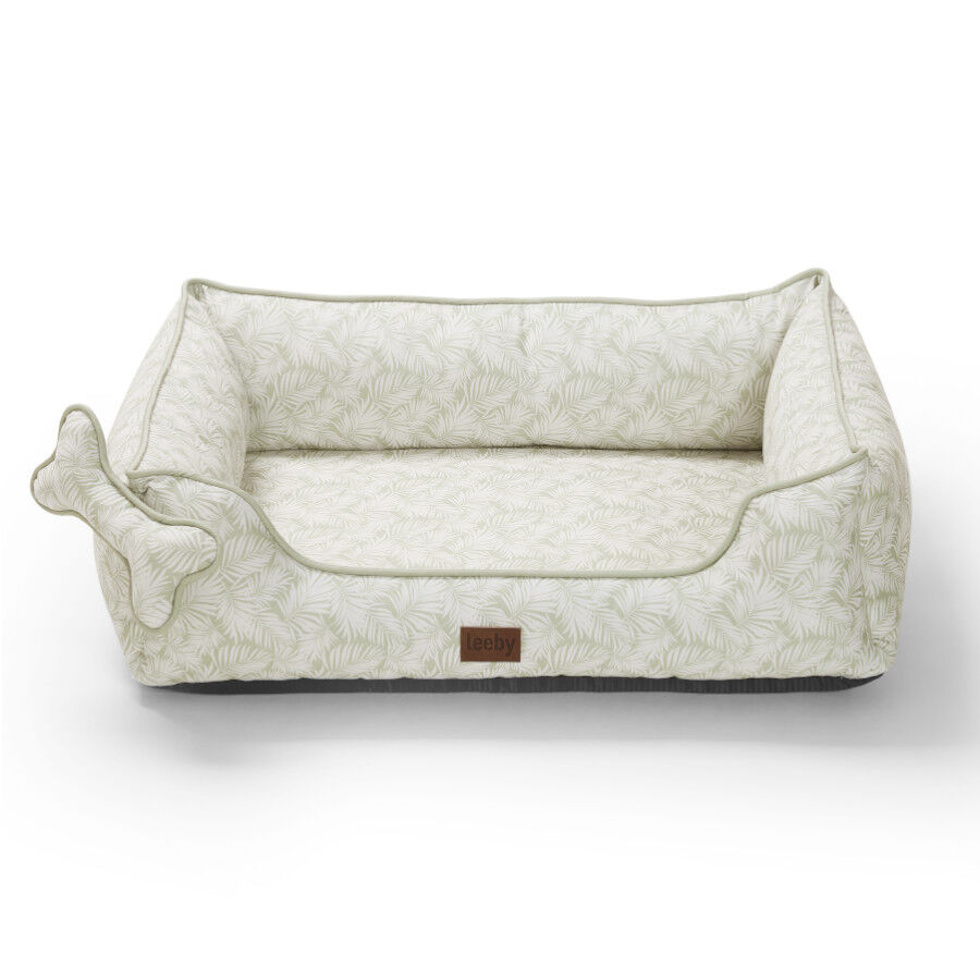 Leeby cama viscoel&aacute;stica estampado botanic para perros, , large indicador imagen numero 1