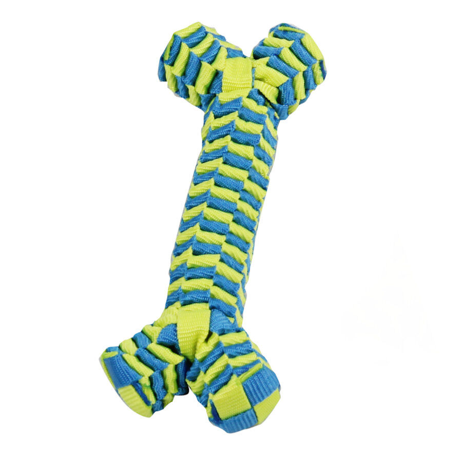 Tootoy! Pull Braided Nylon Bone mordedor de cuerda para perros, , large indicador imagen numero 1