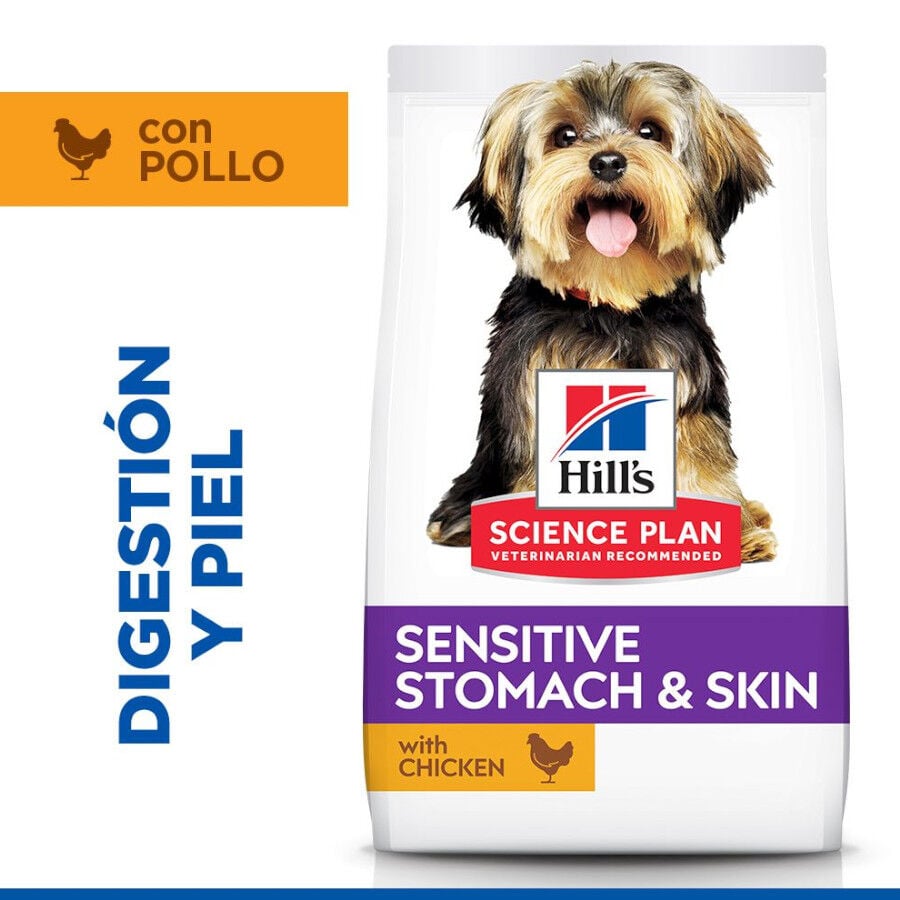1.5 kg Hill's Science Plan Sensitive Stomach y Skin Small y Mini Pollo pienso para perros, , large indicador imagen numero 2