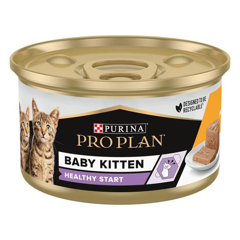 Pro Plan Mousse Baby Kitten Pollo Lata para gatos