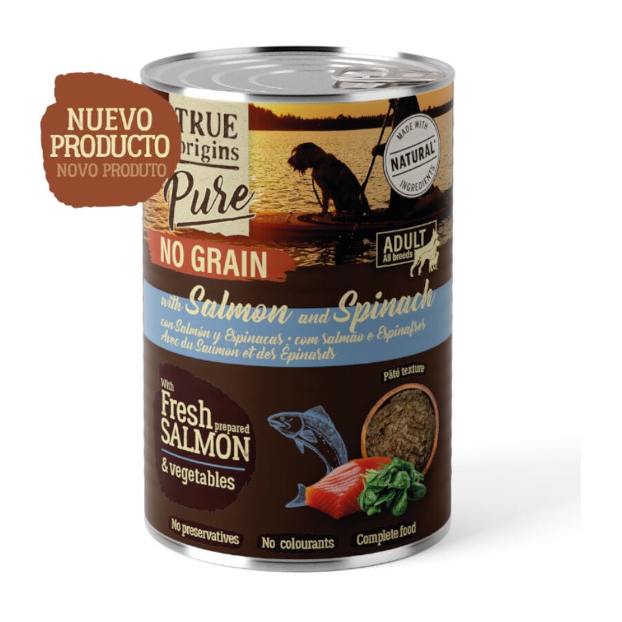 400 g True Origins Pure Salm&oacute;n lata para Perros, , large indicador imagen numero 2
