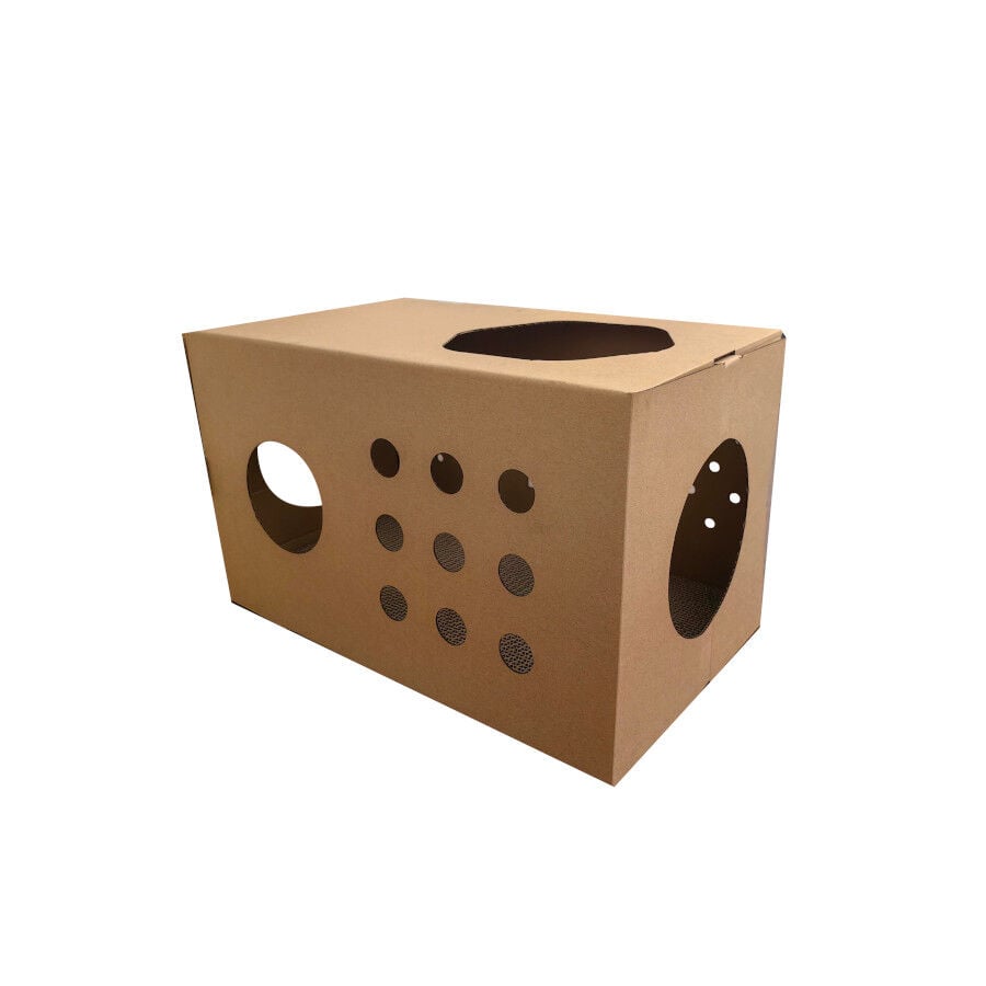 Catshion Alicia Caja Rascador de Cart&oacute;n para gatos, , large Imagen numero 1