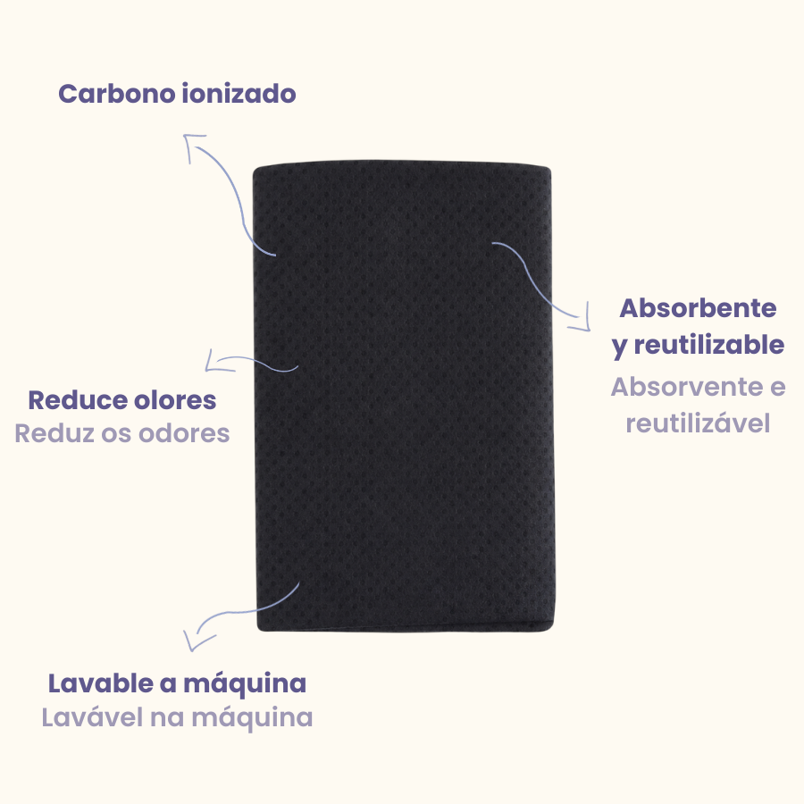 Bloob Toalla Carbono Ionizado  para perros y gatos, , large Imagen numero 5