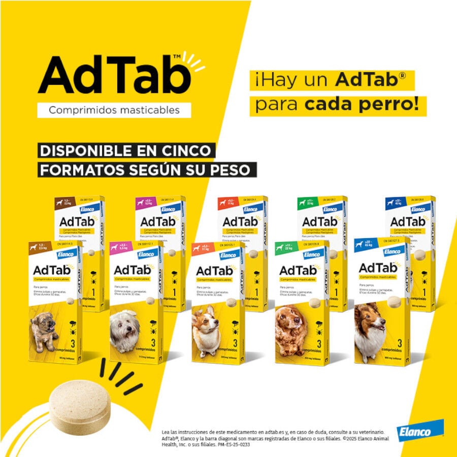 AdTab Comprimidos Masticables Antiparasitarios para perros, , large Imagen numero 5