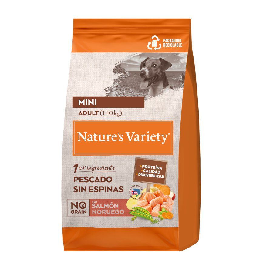 7 kg Nature's Variety No Grain Adult Mini Salm&oacute;n pienso para perros, , large indicador imagen numero 1