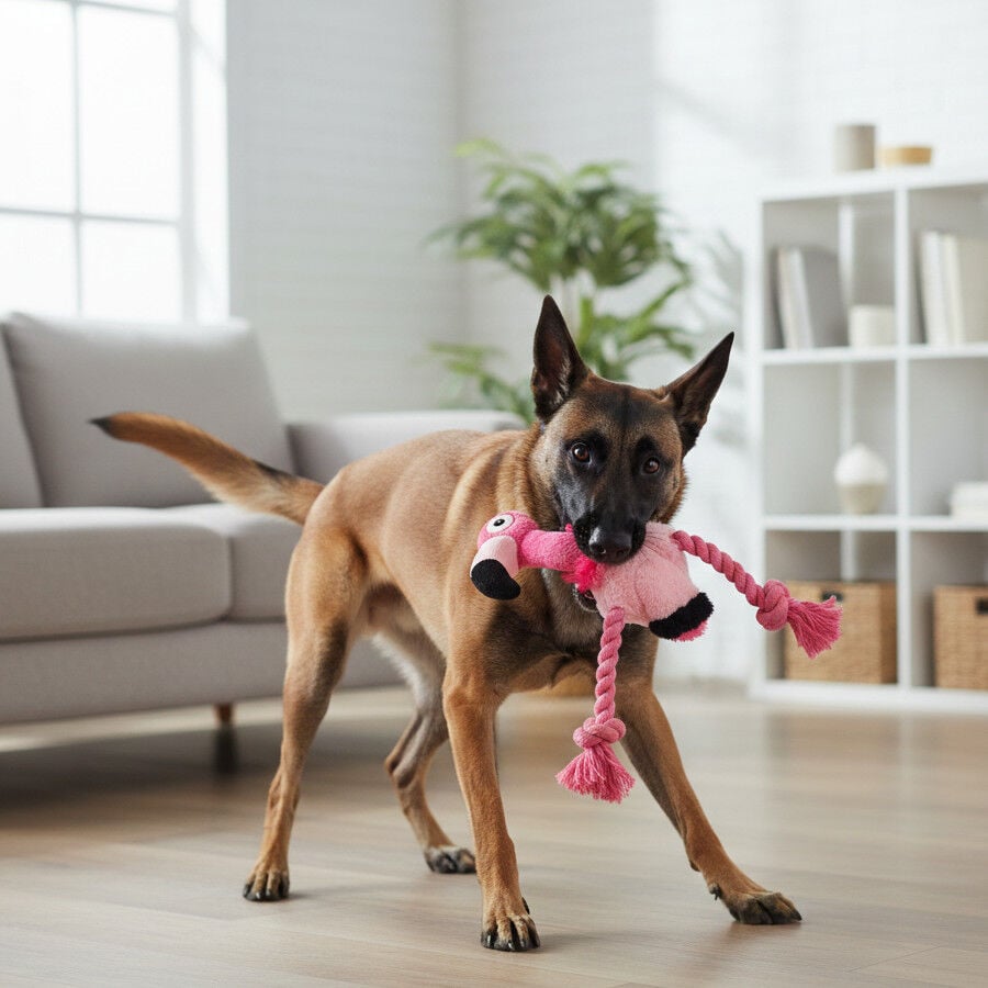 All For Paws Ultrasonic Juguete DJ Flamingo para perros, , large indicador imagen numero 1