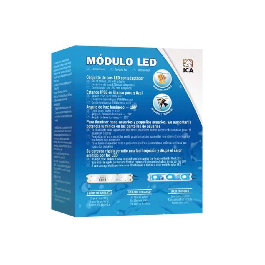 Ica Nano-Aqualed M&oacute;dulo Luz Led Blanca para acuarios, , large indicador imagen numero 1