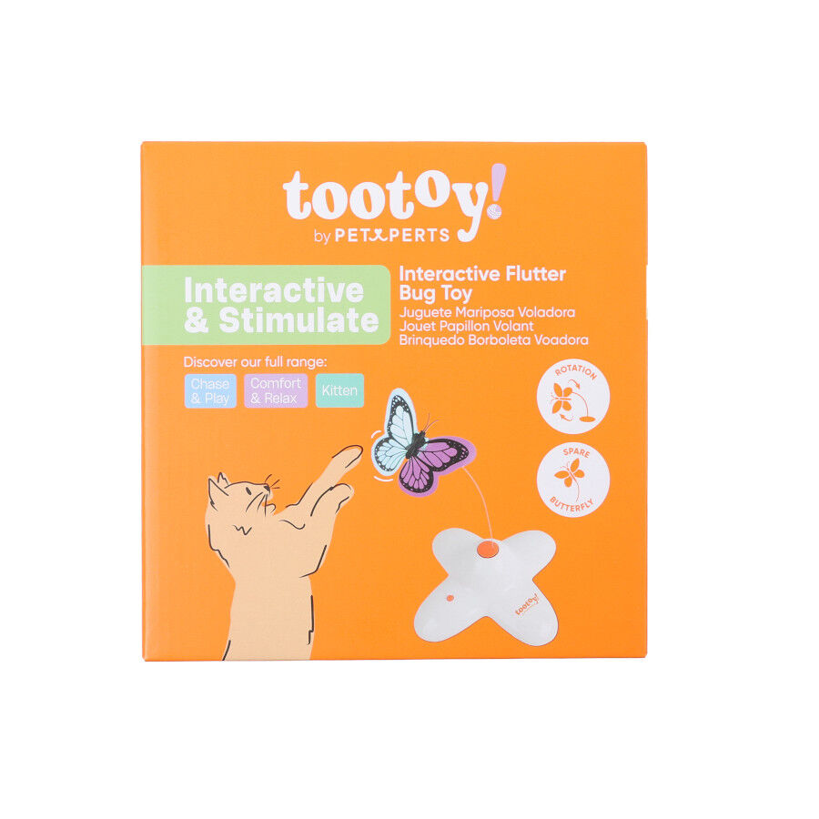 Tootoy! Mariposa Se&ntilde;uelo Interactiva para gatos, , large indicador imagen numero 10