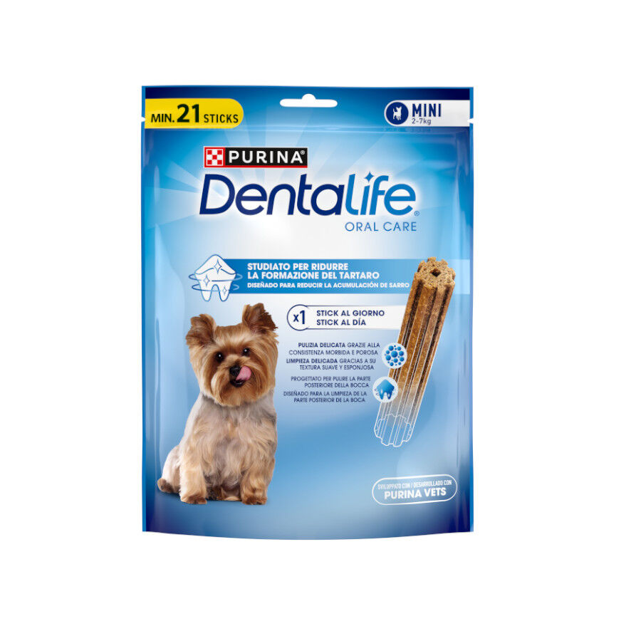 21 barritas Dentalife Snacks Dentales para perros de raza peque&ntilde;a, , large indicador imagen numero 1