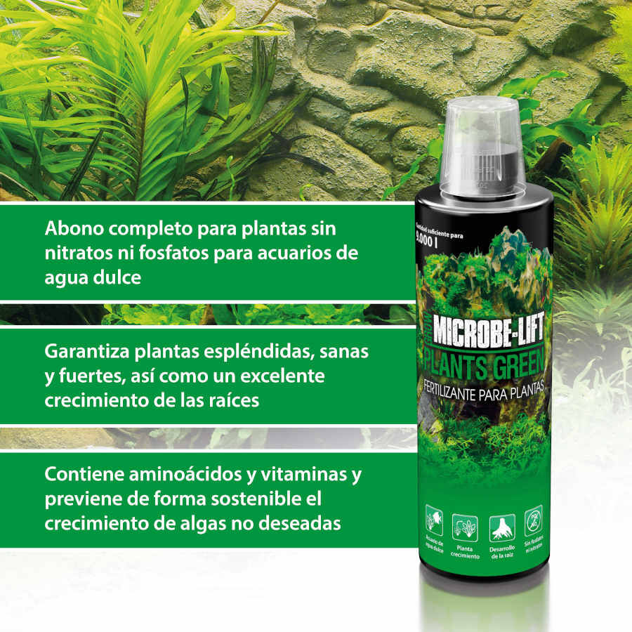 Microbe-Lift Plants Green Fertilizante para acuarios, , large indicador imagen numero 2
