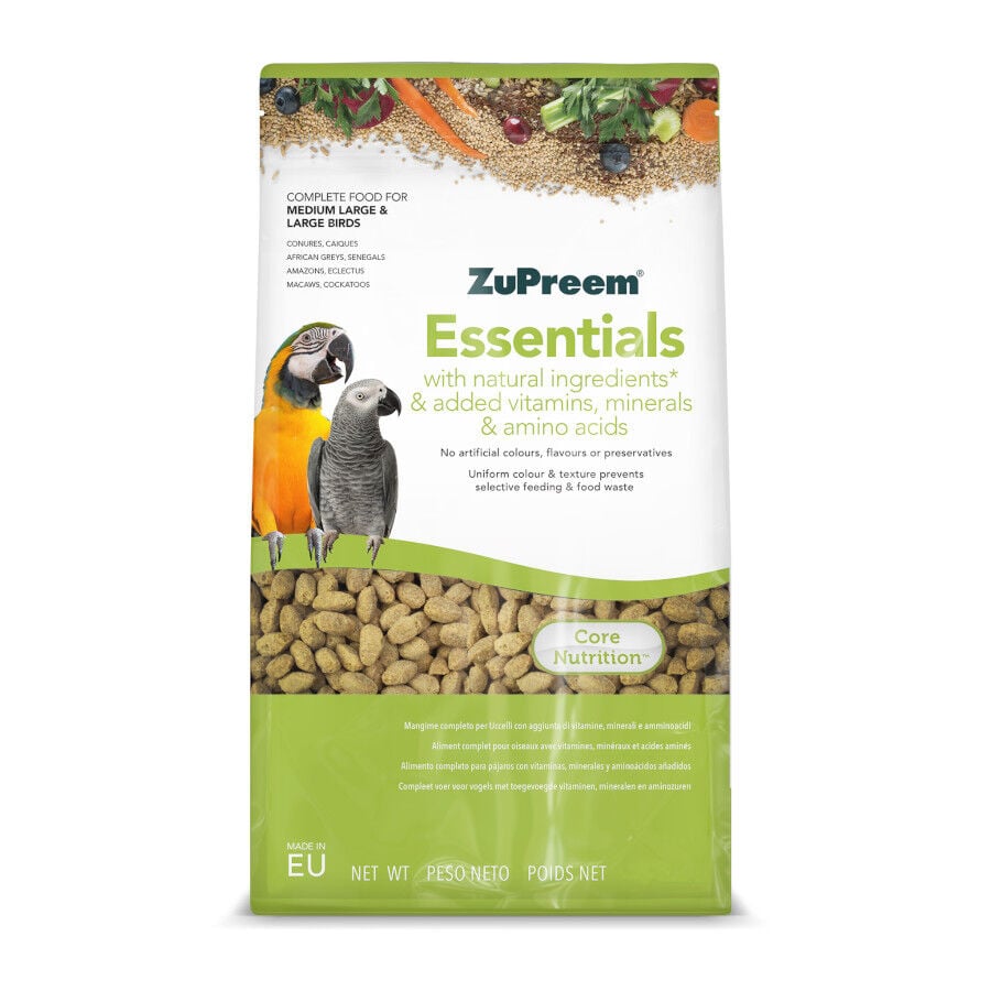ZuPreem Essentials Medium Large & Large pienso para p&aacute;jaros