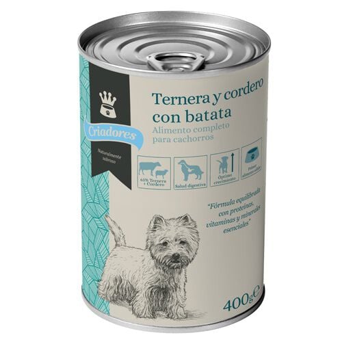 400 g Criadores Ternera y Cordero lata para cachorros, , large Imagen numero 1