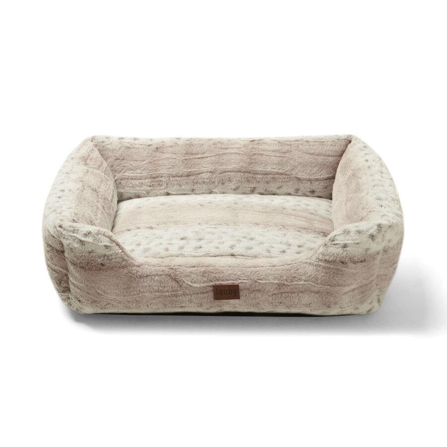 Leeby cama suave leopardo print para perros, , large Imagen numero 1