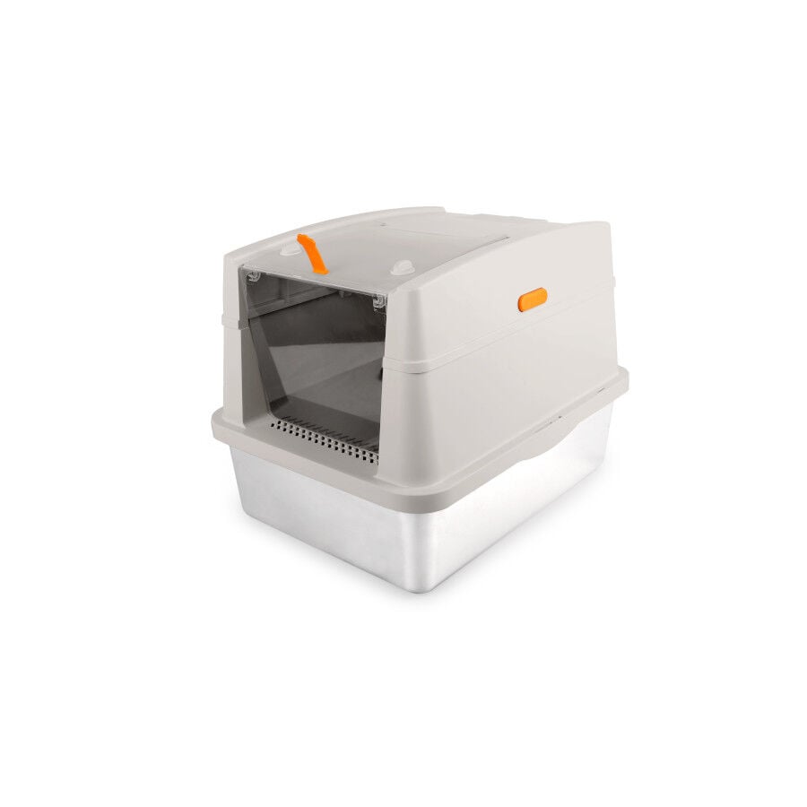 All For Paws Go Fresh Arenero con Base de Acero Inoxidable para gatos, , large indicador imagen numero 2