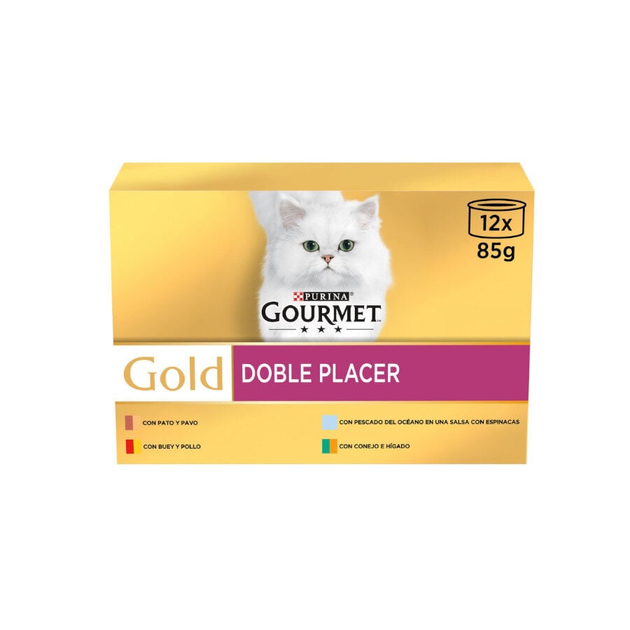 12 latas x 85 g Gourmet Gold Surtido lata para gatos, , large indicador imagen numero 1