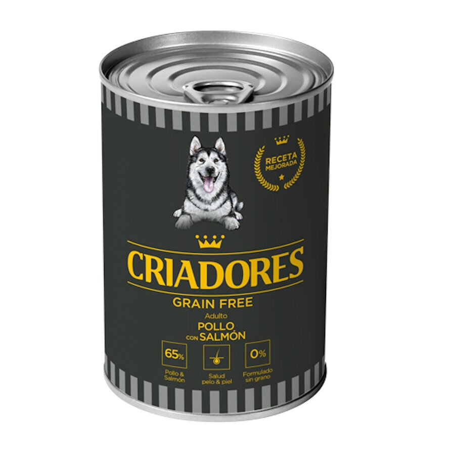 Criadores Adulto Grain Free Pollo y Salm&oacute;n lata para perros