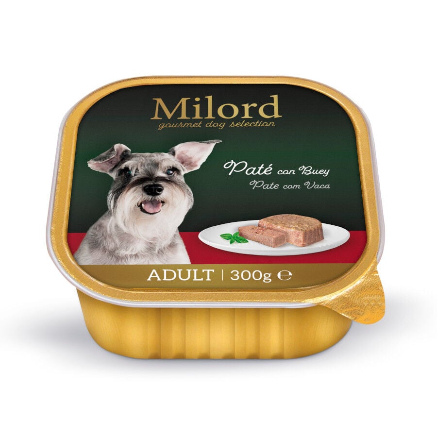 Milord Adult Buey en Pat&eacute; tarrina para perros