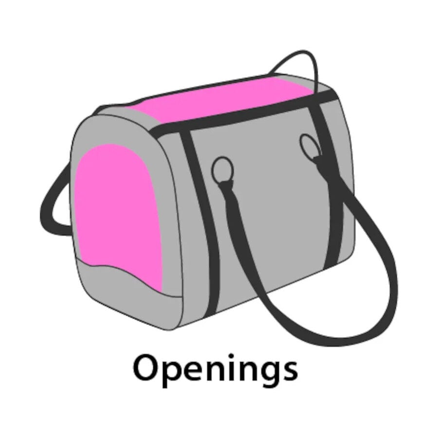 Flamingo Tatjana Bolsa Transport&iacute;n Gris para perros, , large indicador imagen numero 9