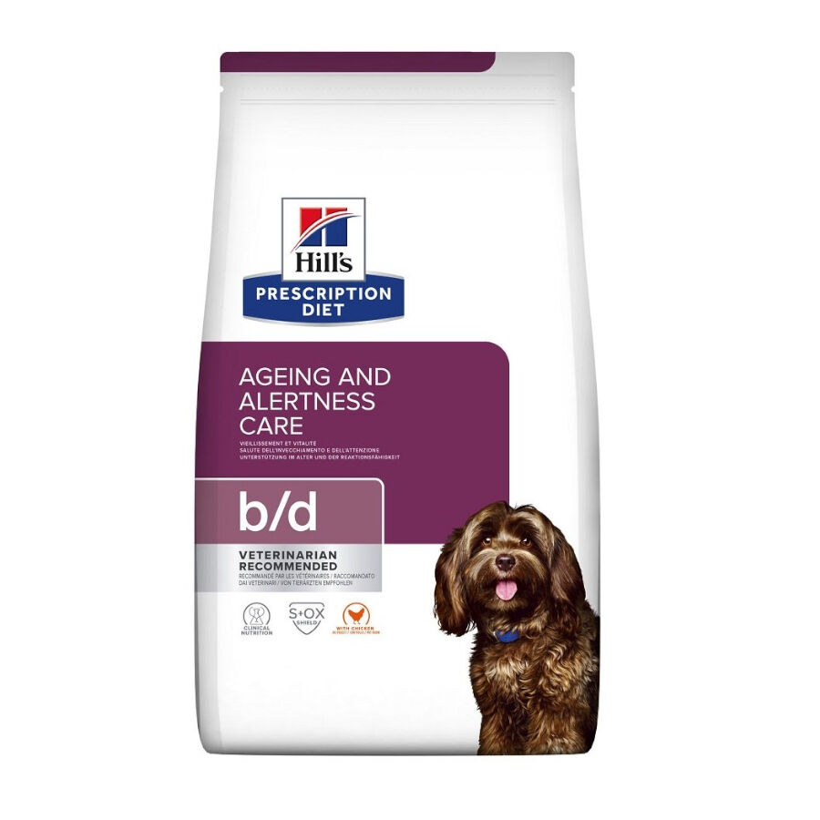 12 kg Hill's Prescription Diet b/d Ageing and Alertness Care Pollo pienso para perros&nbsp;senior, , large Imagen numero 1