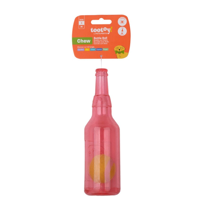 Tootoy! Mordedor Botella con Pelota de Goma para perros, , large Imagen numero 8