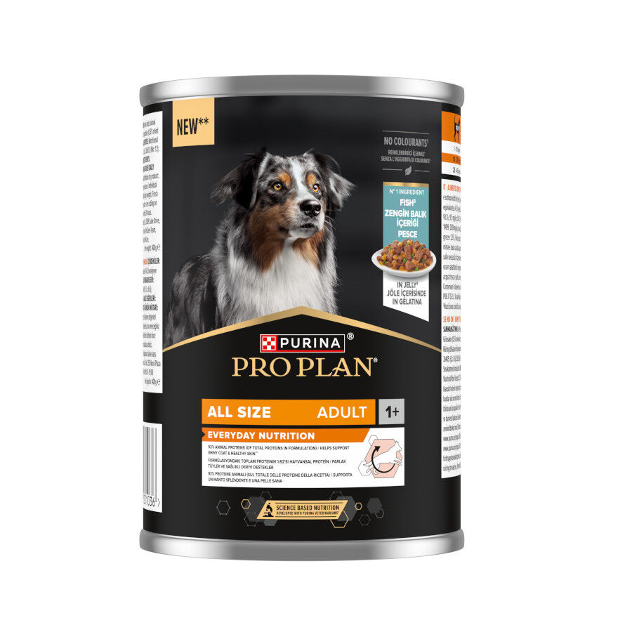 400 g Purina Pro Plan Lata en Gelatina Pescado para perros, , large indicador imagen numero 1