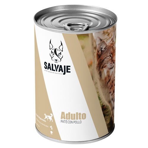 Salvaje Original Adulto Pollo en pat&eacute; lata para gatos