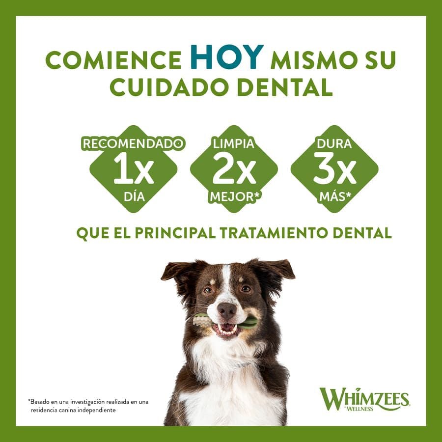 24 barritas Whimzees Snacks Dentales Cocodrilo para perros de razas peque&ntilde;as, , large indicador imagen numero 5