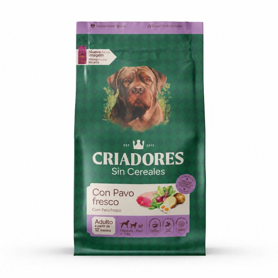 12 kg Criadores Adulto Grain Free Pavo pienso para perros de raza mediana y grande, , large Imagen numero 1