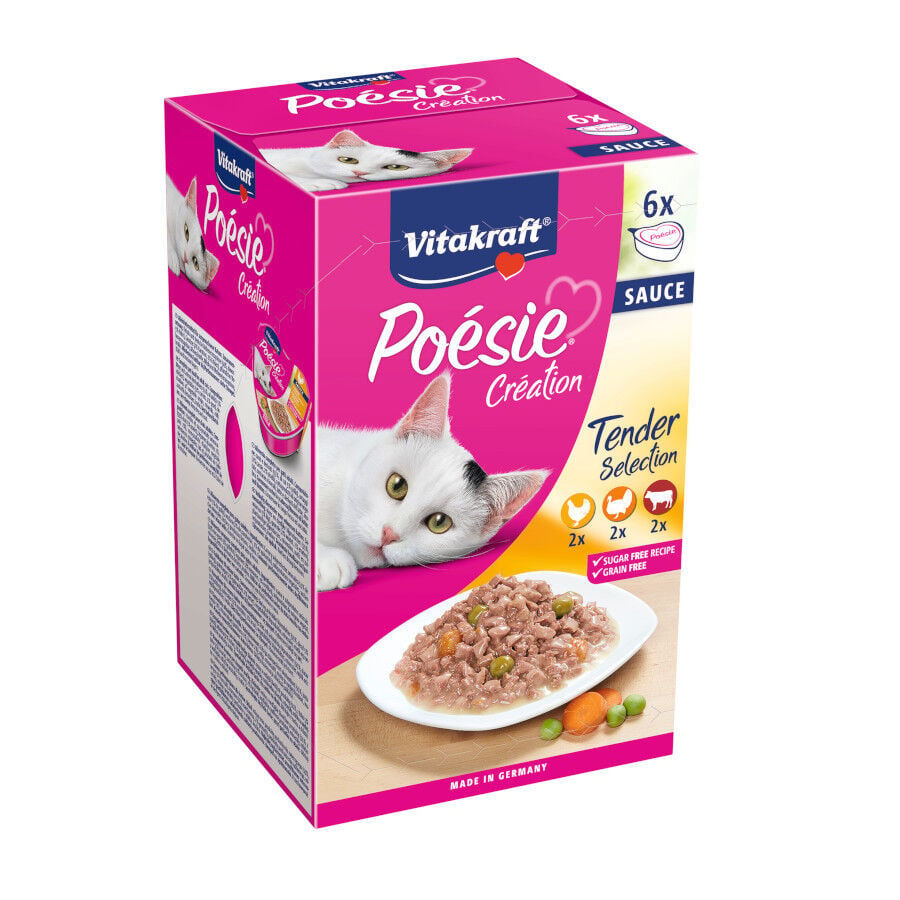 Vitakraft Po&eacute;sie Carne tarrinas en salsa para gatos