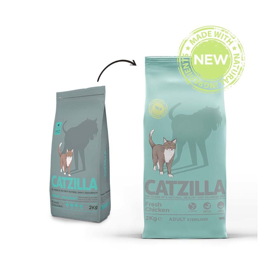 6 kg Catzilla Adult Sterilised Pienso para Gatos Esterilizados, , large Imagen numero 2