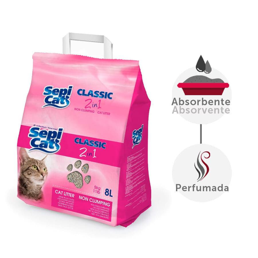 Sepicat Classic 2 en 1 arena absorbente para gatos, , large indicador imagen numero 2