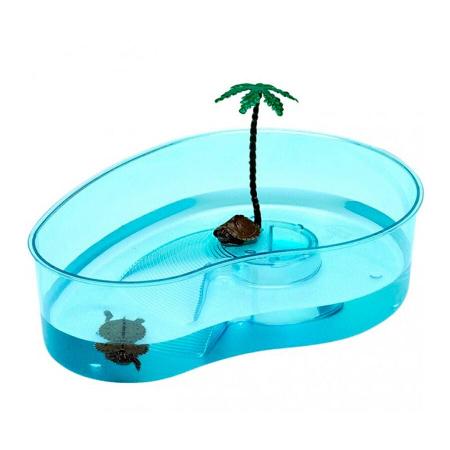 Ferplast Arricot Tortuguera de pl&aacute;stico con isla para tortuga joven