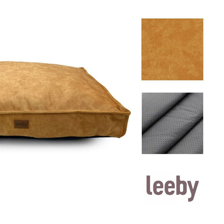 Leeby Colchoneta Impermeable y Desenfundable Dorada para perros, , large Imagen numero 4