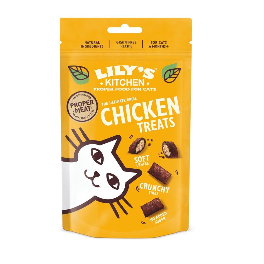 60 g Lily's Kitchen Bocaditos Pollo para gatos, , large Imagen numero 1