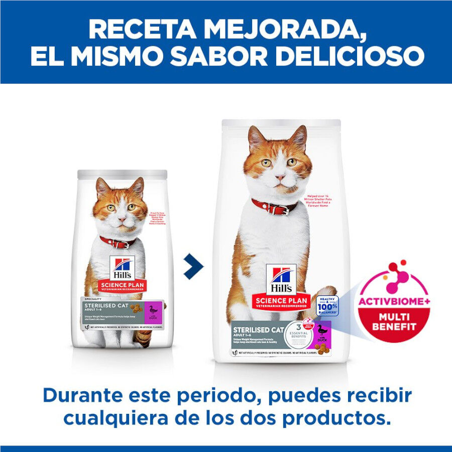 7 kg Hill's Science Plan Sterilised Young Adult Pato pienso para gatos, , large Imagen numero 3