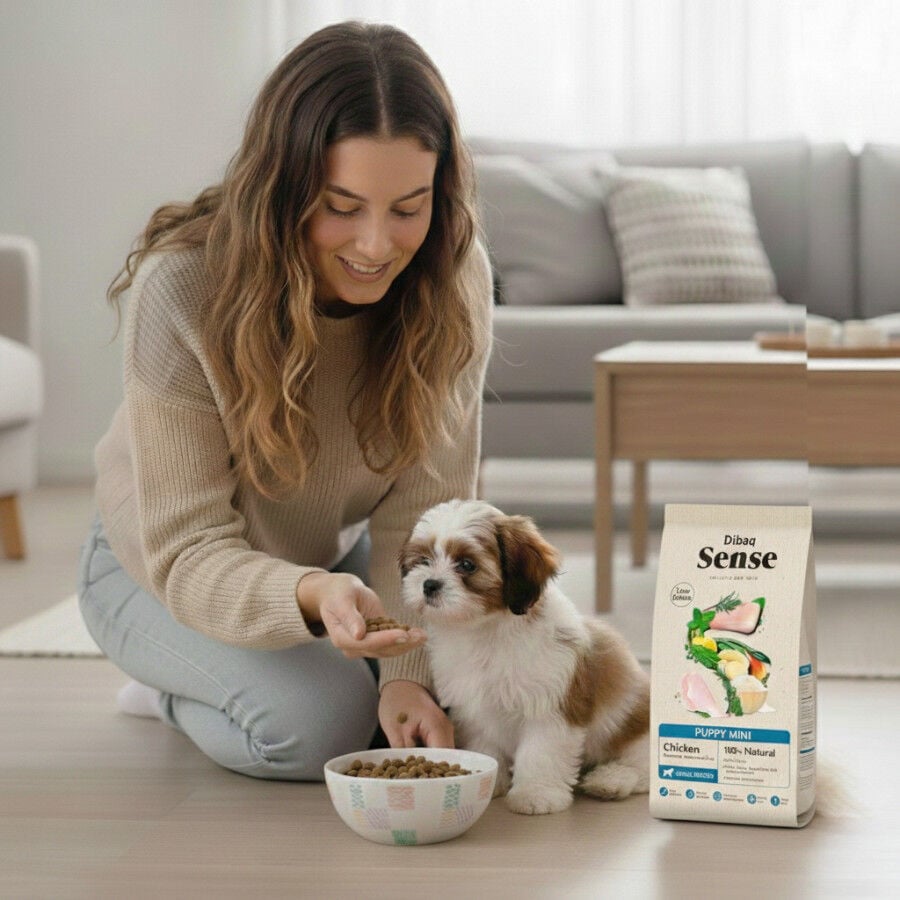 2 kg Dibaq Sense Low Grain Puppy Mini Pollo Pienso para perros, , large indicador imagen numero 4